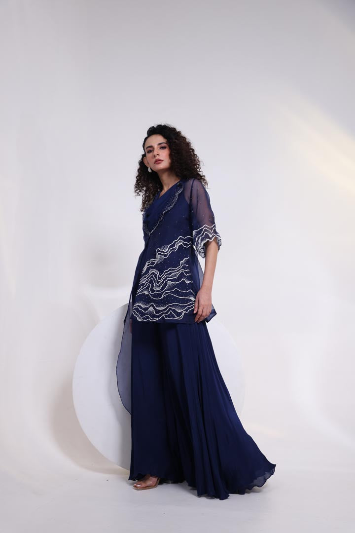 DORI WAVE JUMPSUIT AAD616BLUE