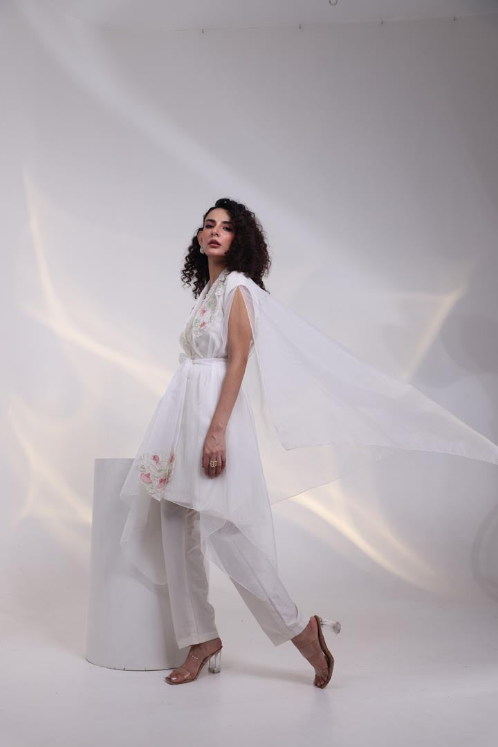 FLORAL NYRA AAD391WHITE