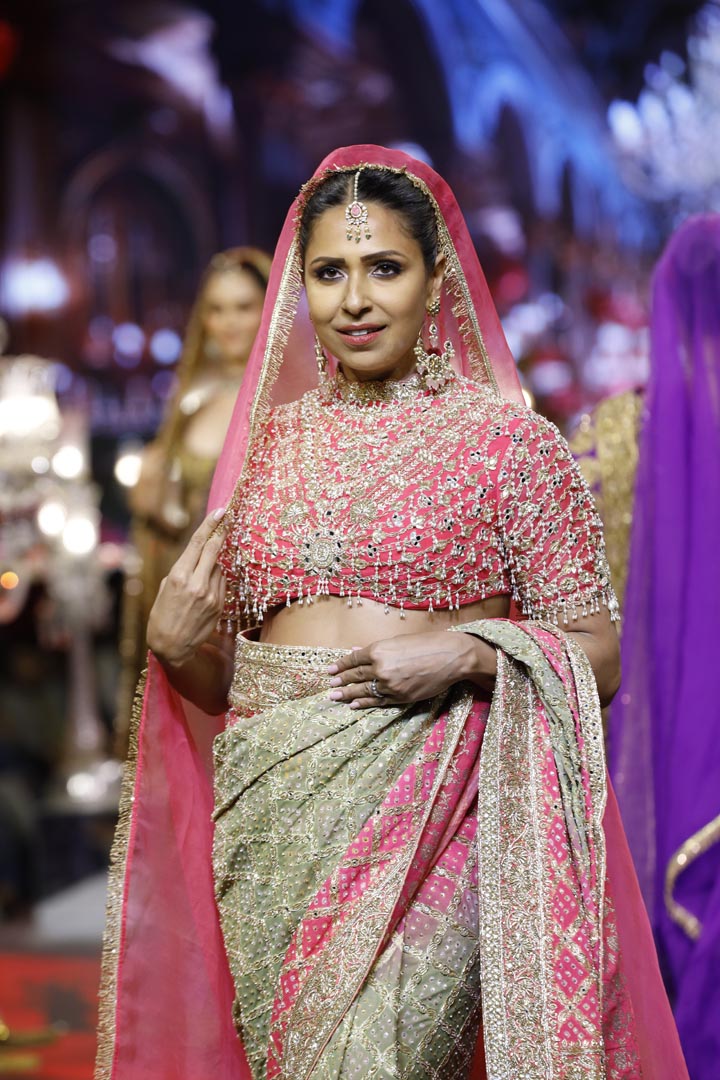 Gulnaar Ombré Saree Set