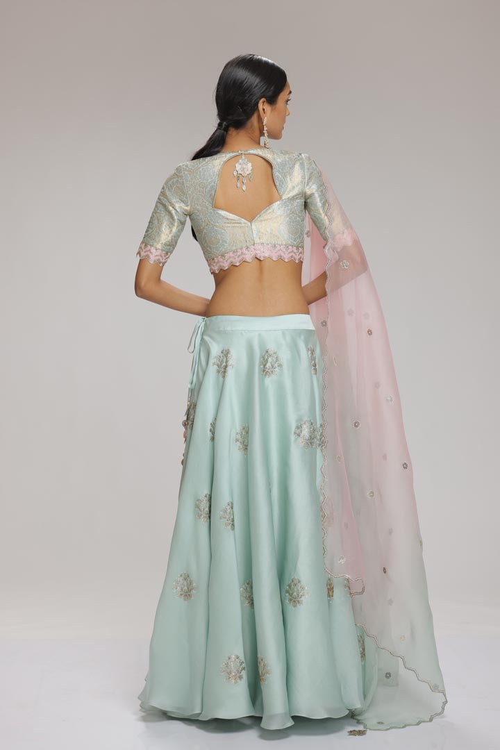 Peridot Lehenga Set