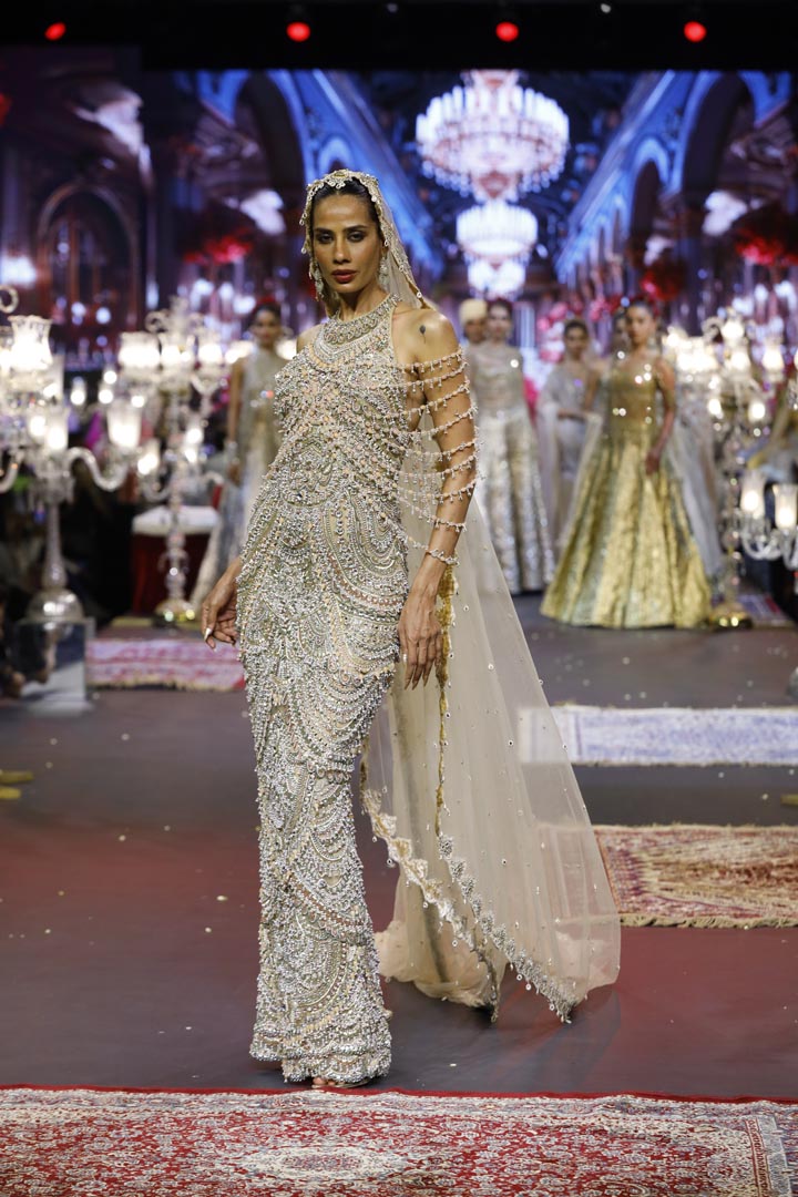Sheeshmahal Jadau Gown