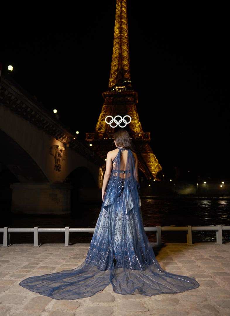 Blue Ombre Lehenga Set