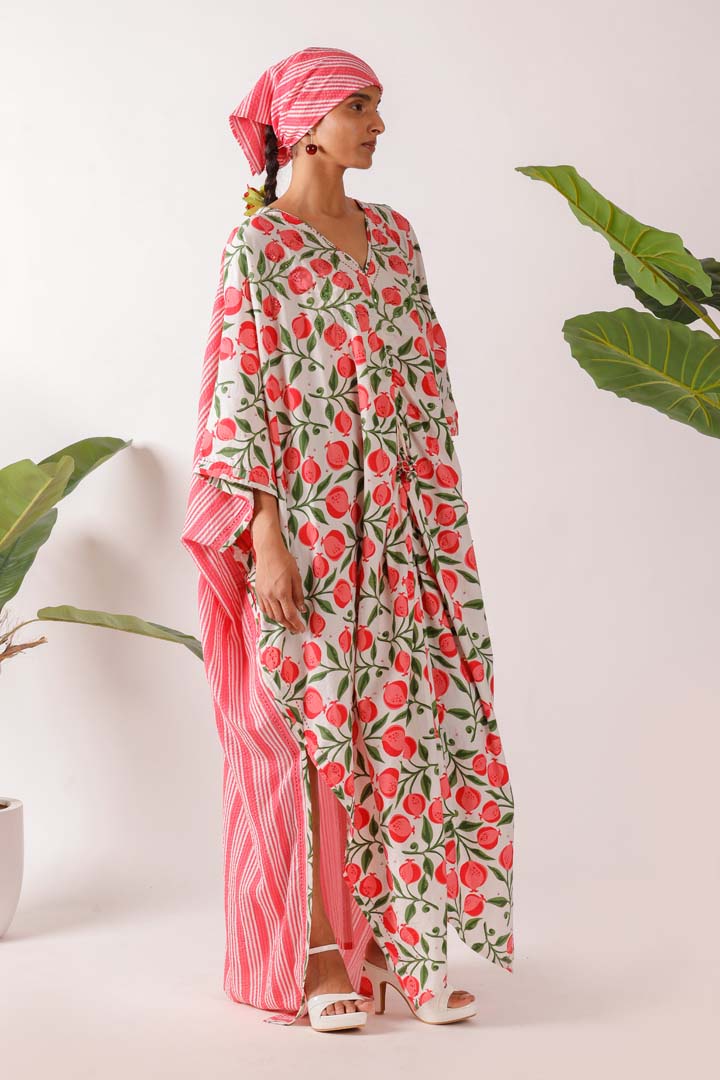 POMEGRANATE KAFTANNK-PG-KF-01-RS-S-25