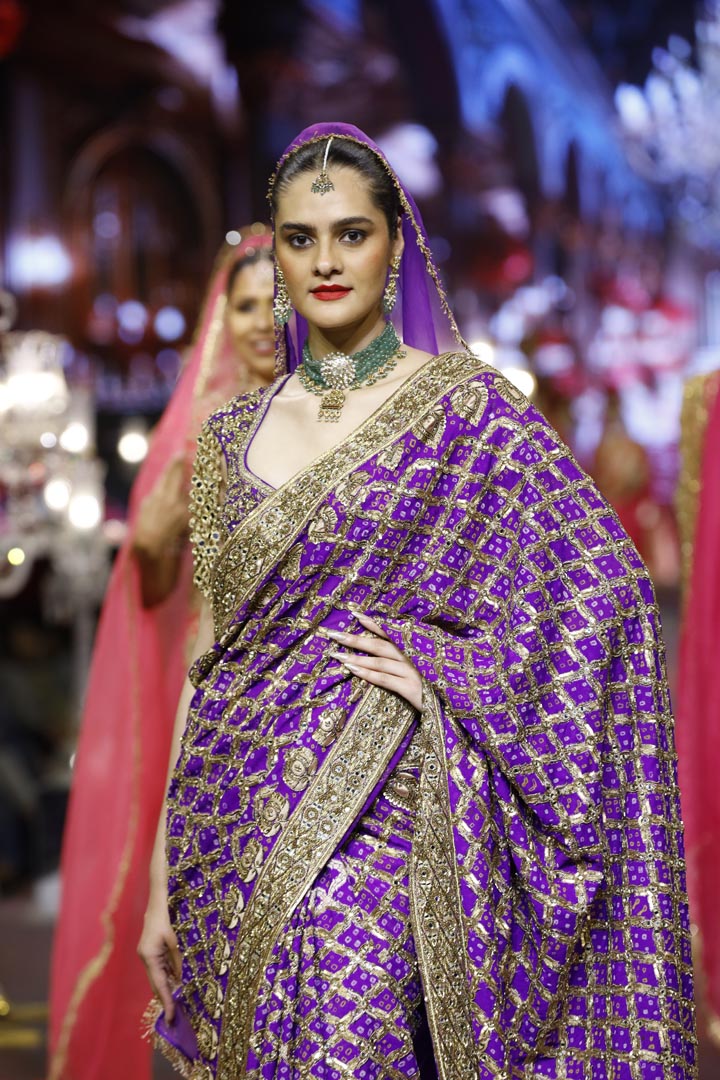 Banafsha Ombré Saree Set