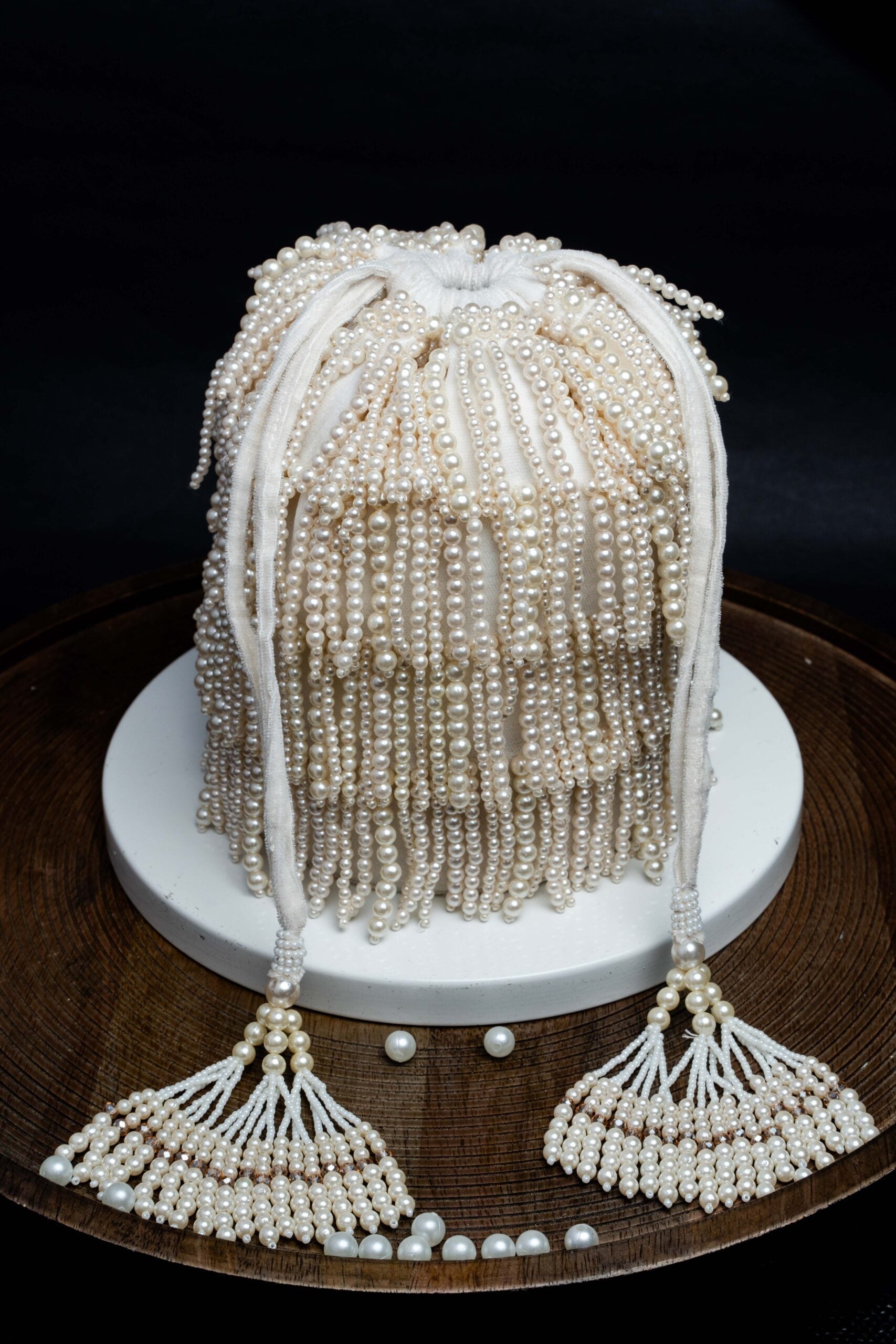 Gilt Raindrops White
