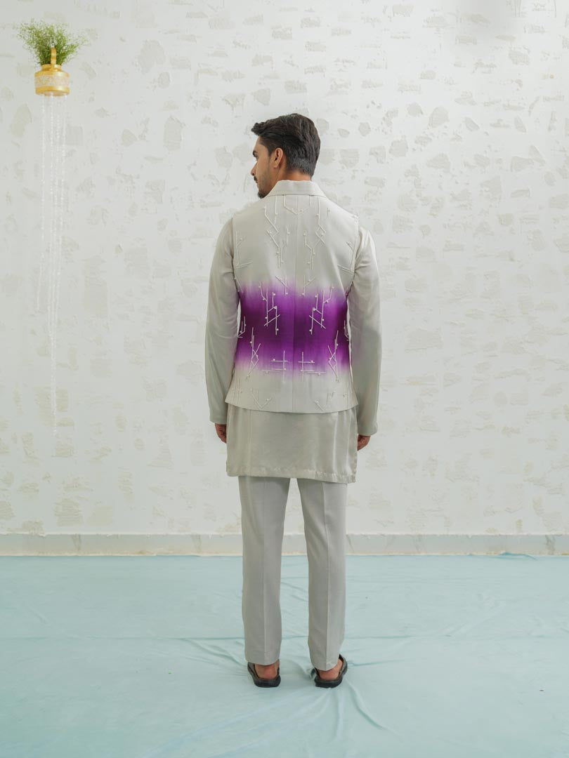 Purple Ombre Geomtry Bundi only