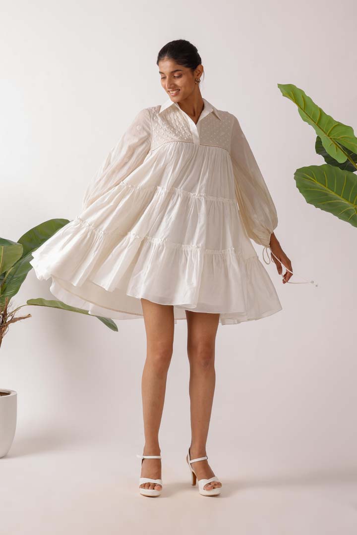 JAAMDANI DRESSNK-JD-DRE-01-RS-S-25
