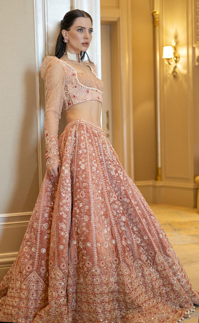Peach me Perfect lehenga set