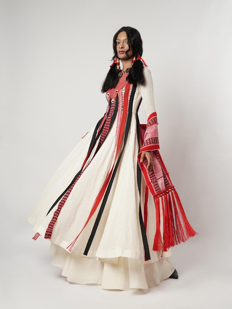 FLOATING PANELLED KAILDAR SET