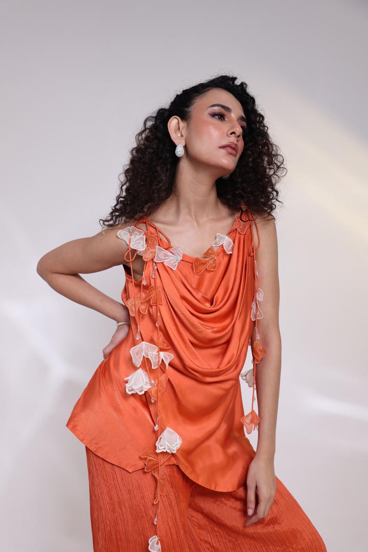 Petalcascade Set AAD579ORANGE