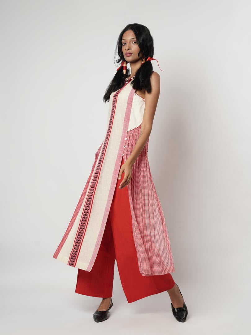 NAGA PANELLED KURTA SET