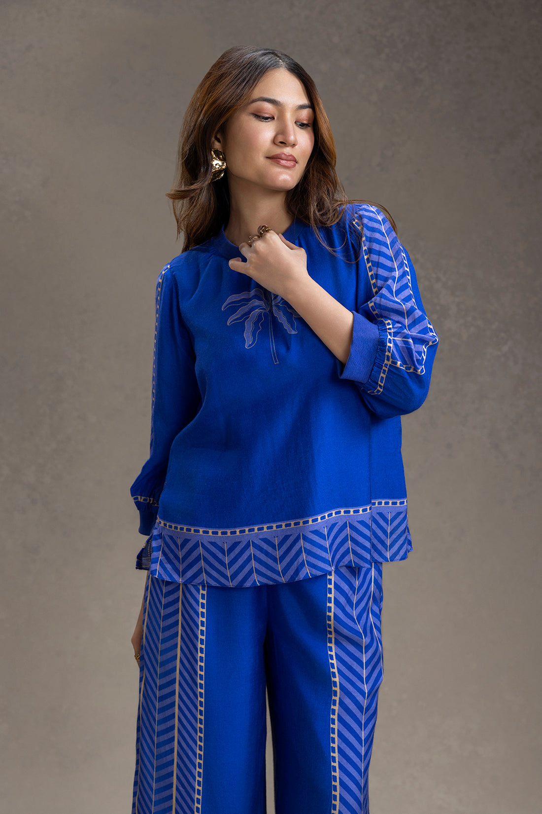 Electric Blue Kyomi coord set