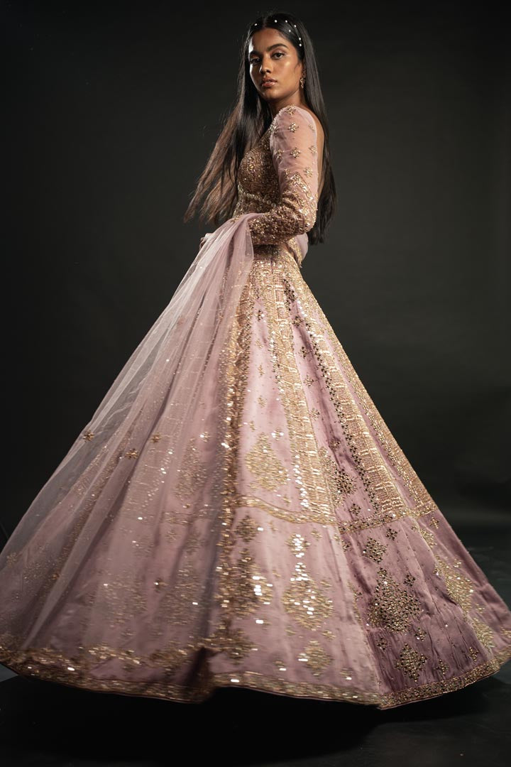 Dusty Pink Lehenga