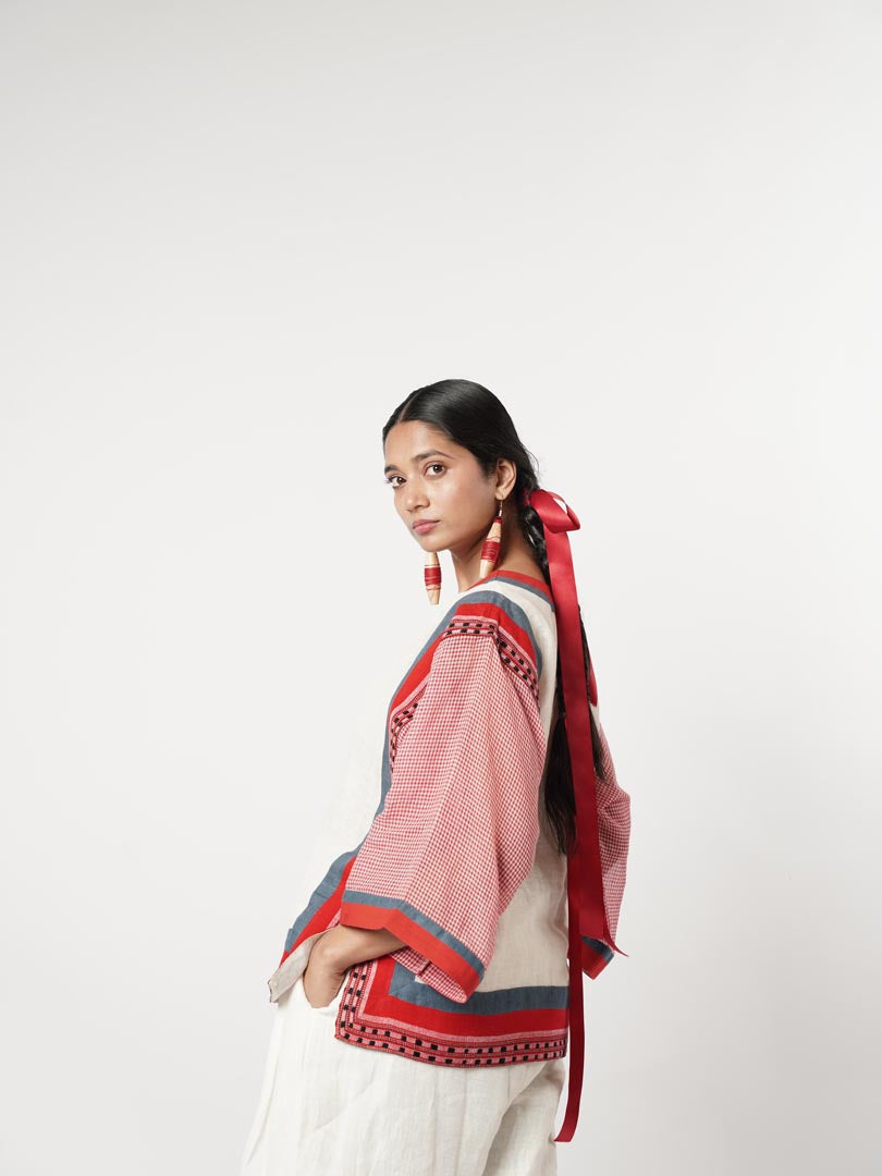 OMBRE PANELLED SCARF CO-ORD SET