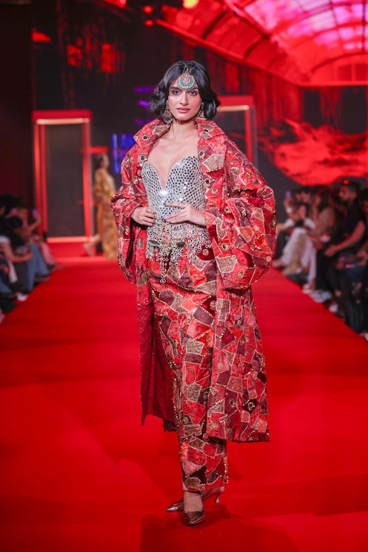 Vilasini Jacket and Skirt Set