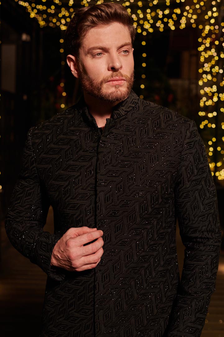 Jason Sherwani Set. 3 (Sherwani + Kurta + Pant)