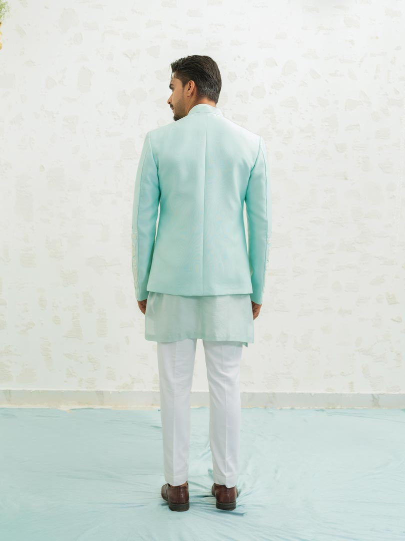 Amoeba Blue Jodhpuri set