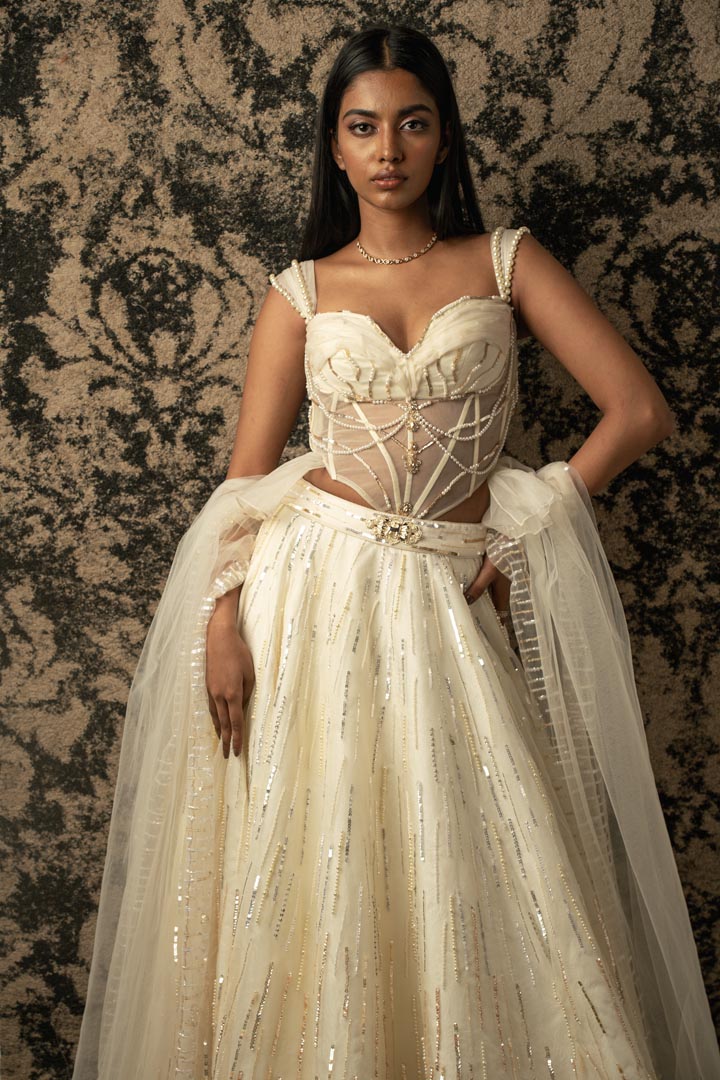 Organza Lehenga