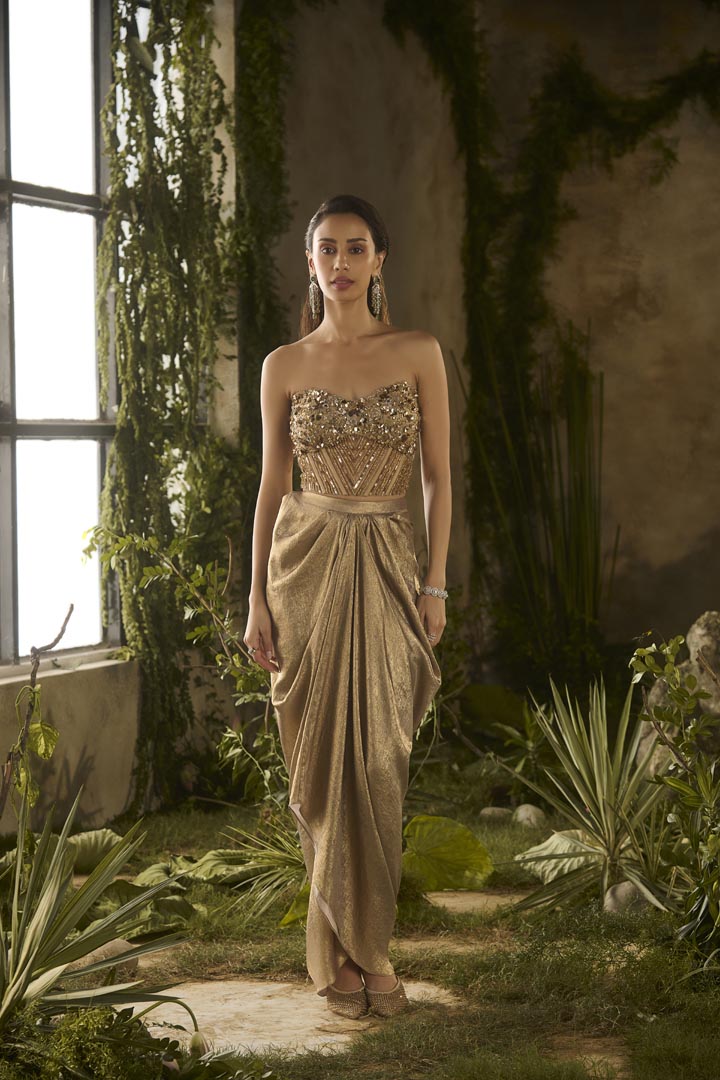 MIRAGE DRAPE SKIRT SET