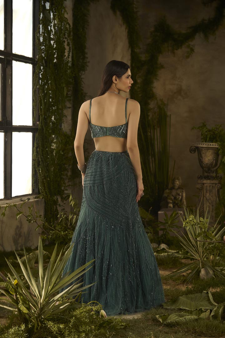 VERDANT CHARM LEHENGA SET