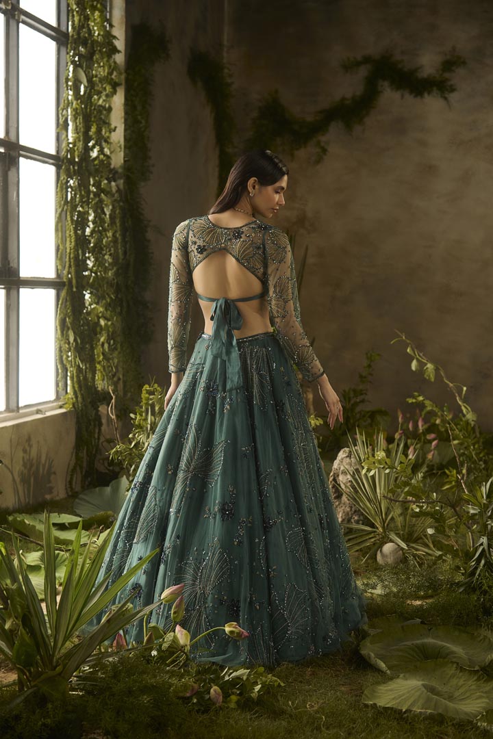 MYSTIC MOSS LEHENGA SET