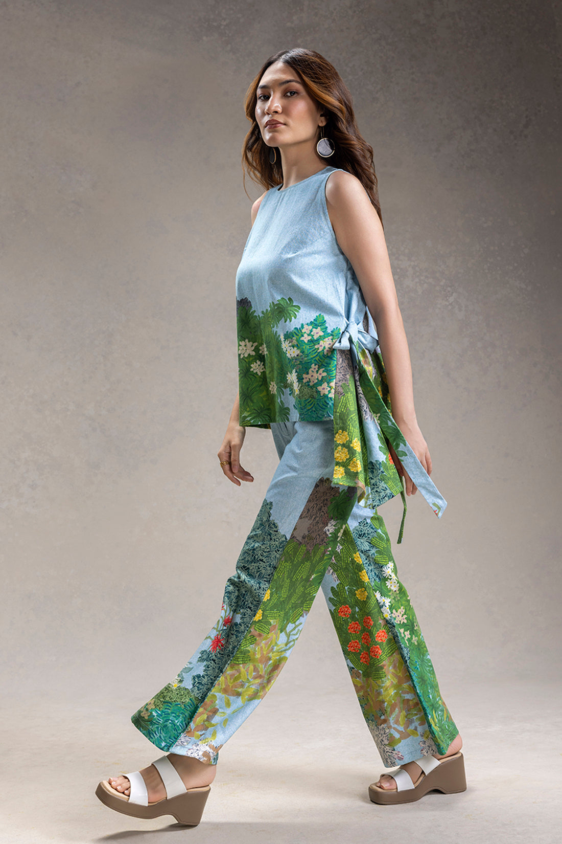 Blue Blume Printed coord set
