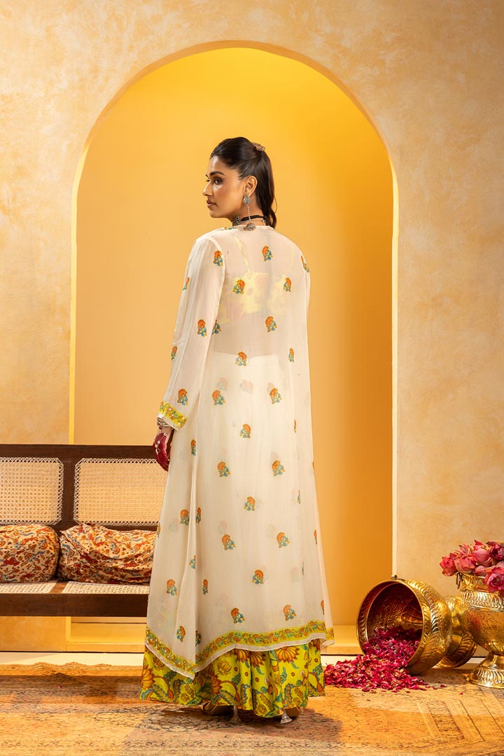 Rangtara embellished  pant set with jacketSP4897