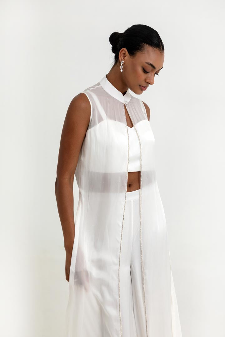 Sterling Co-ord Set with Cape