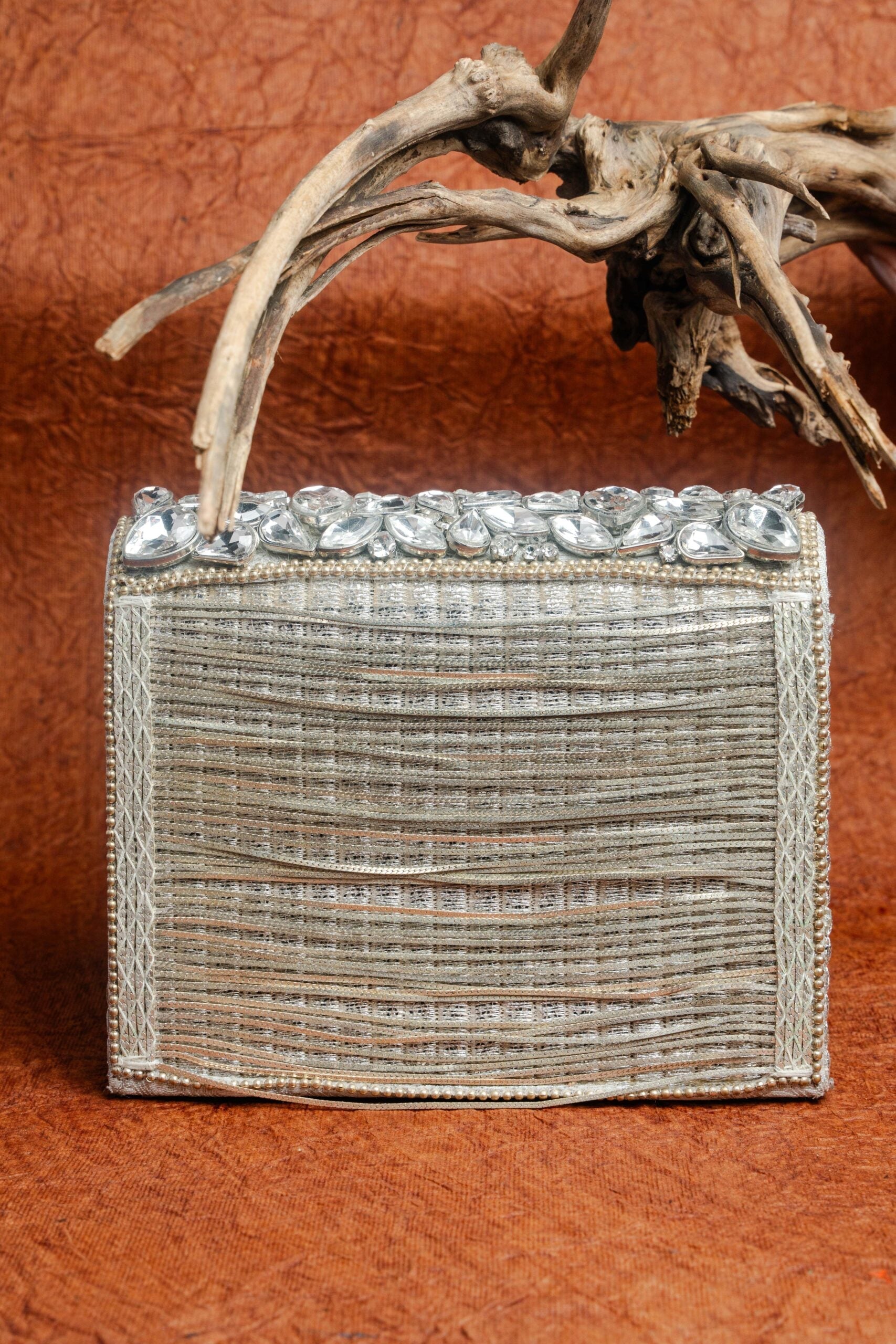 Diamond Hinted Kasse Silver