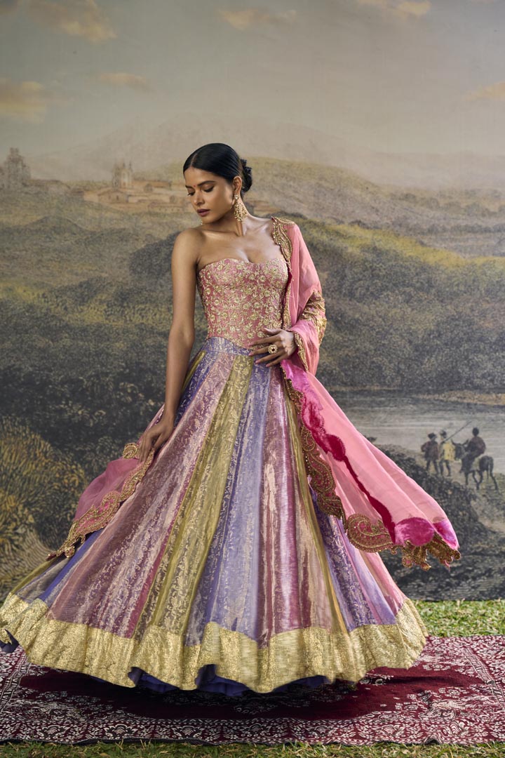Rangoli Zari Lehenga Set