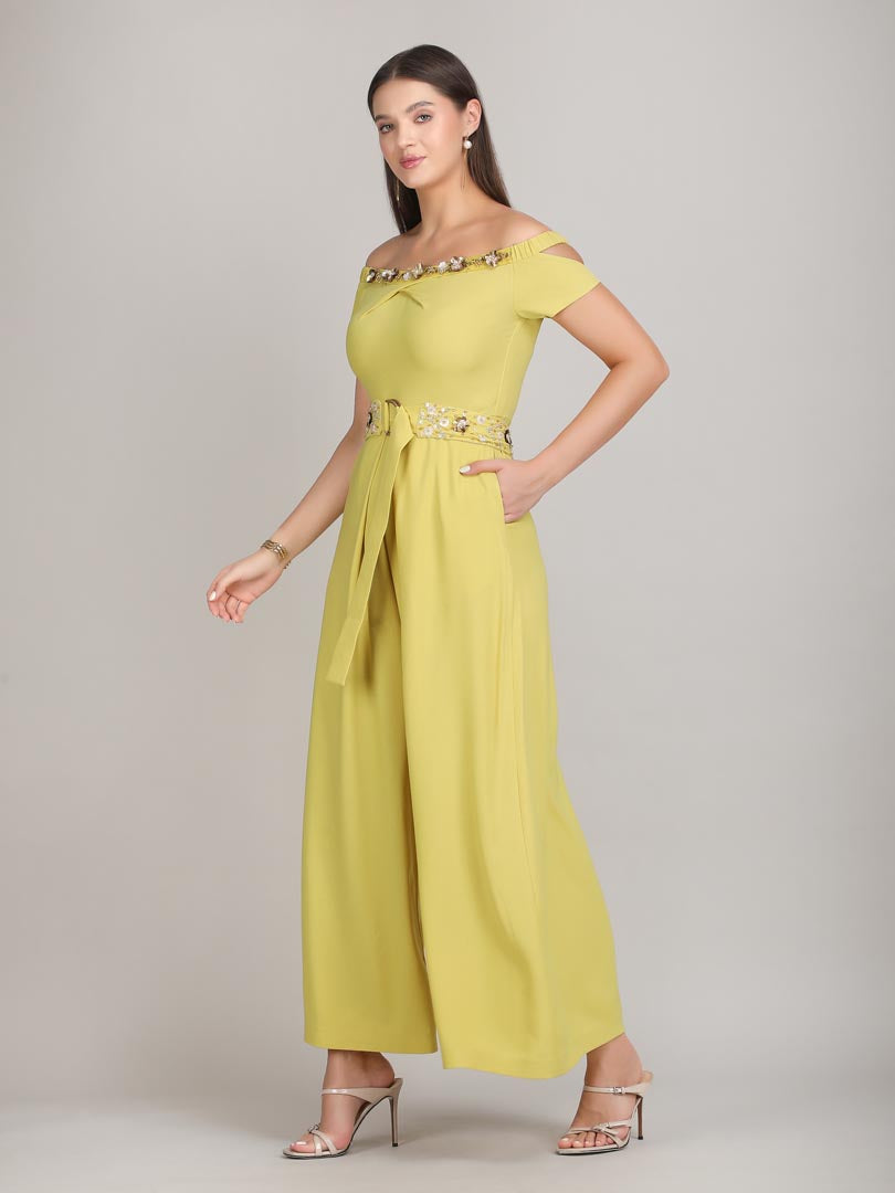 Aurora Glow yellow Jumpsuit