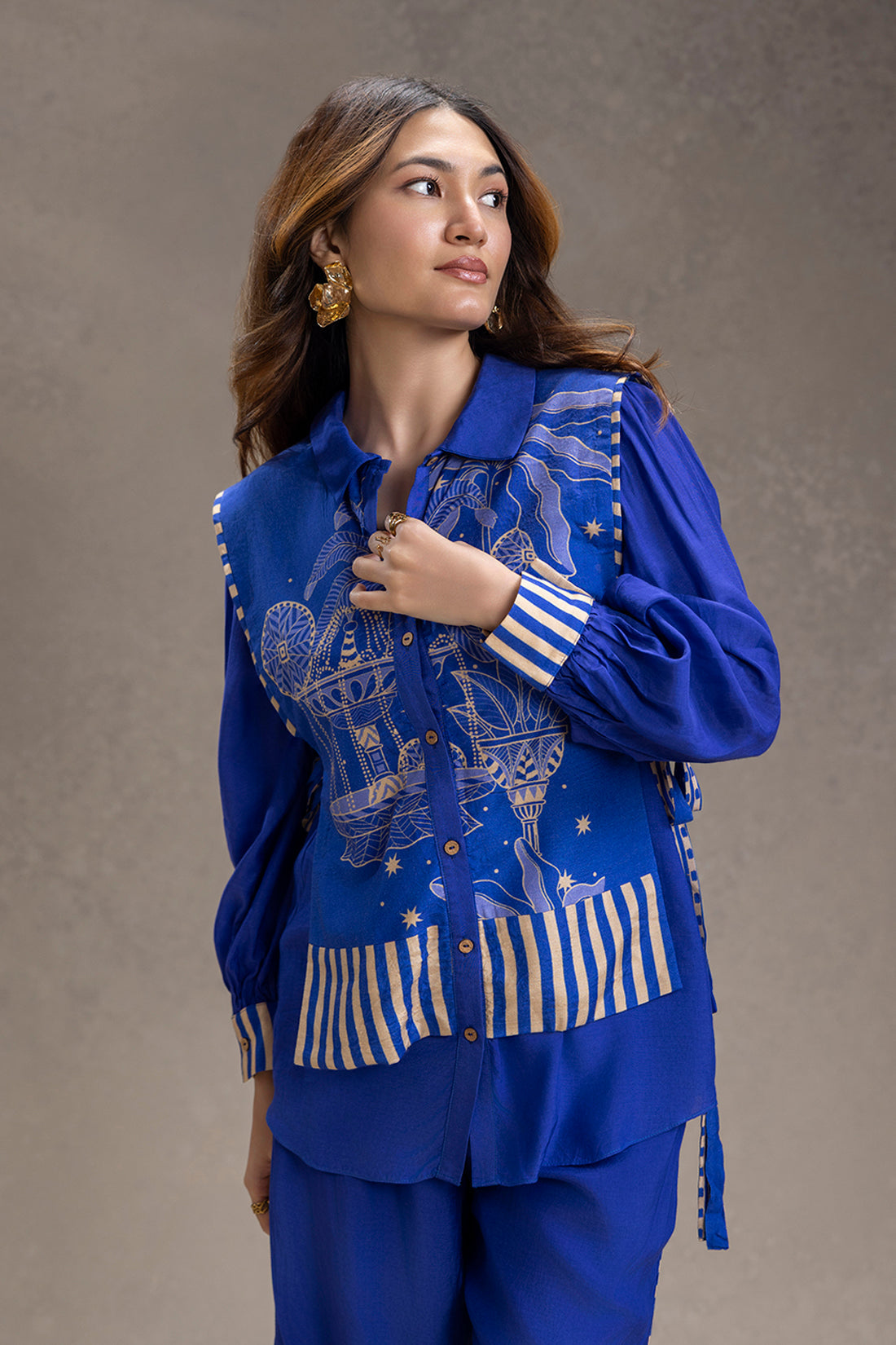 Blue Kyomi Printed co-ord set women