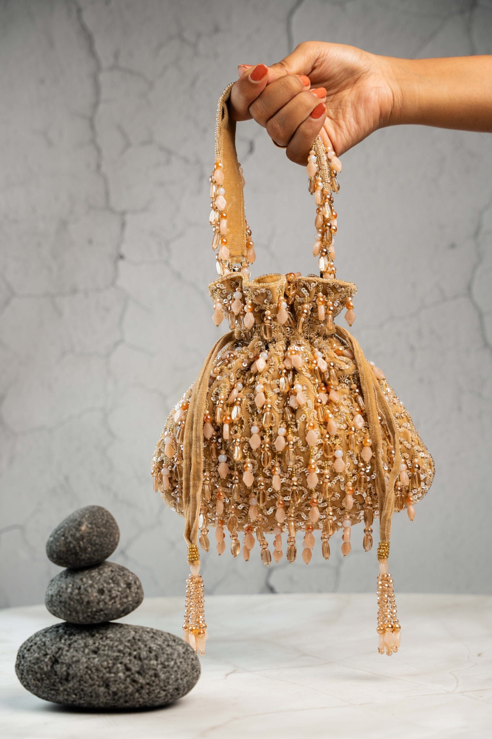 Serenity Satchel Golden Aura
