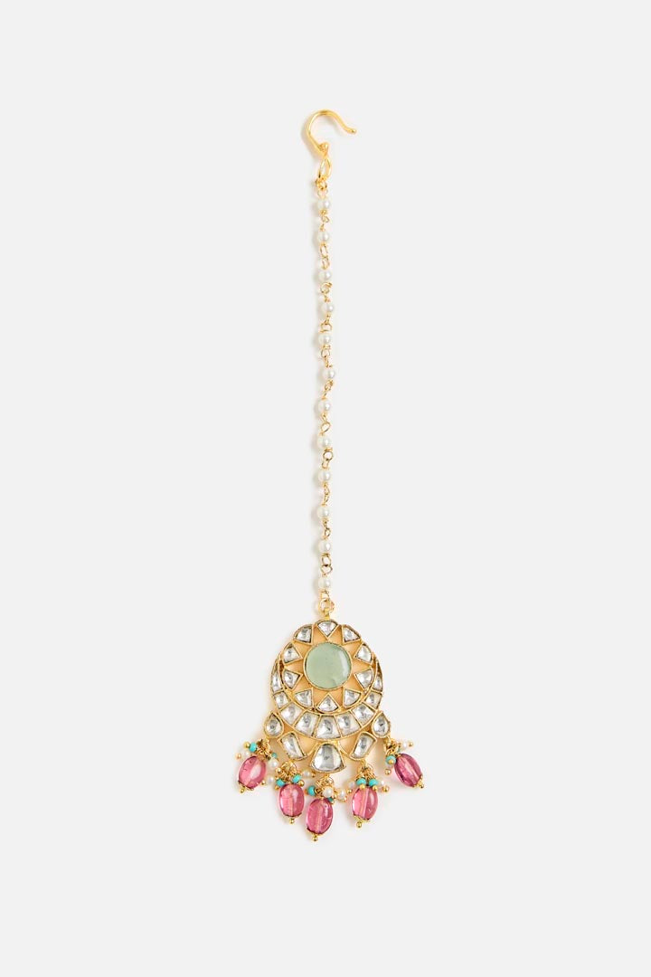 Kundan & Beaded Bridal Choker Set