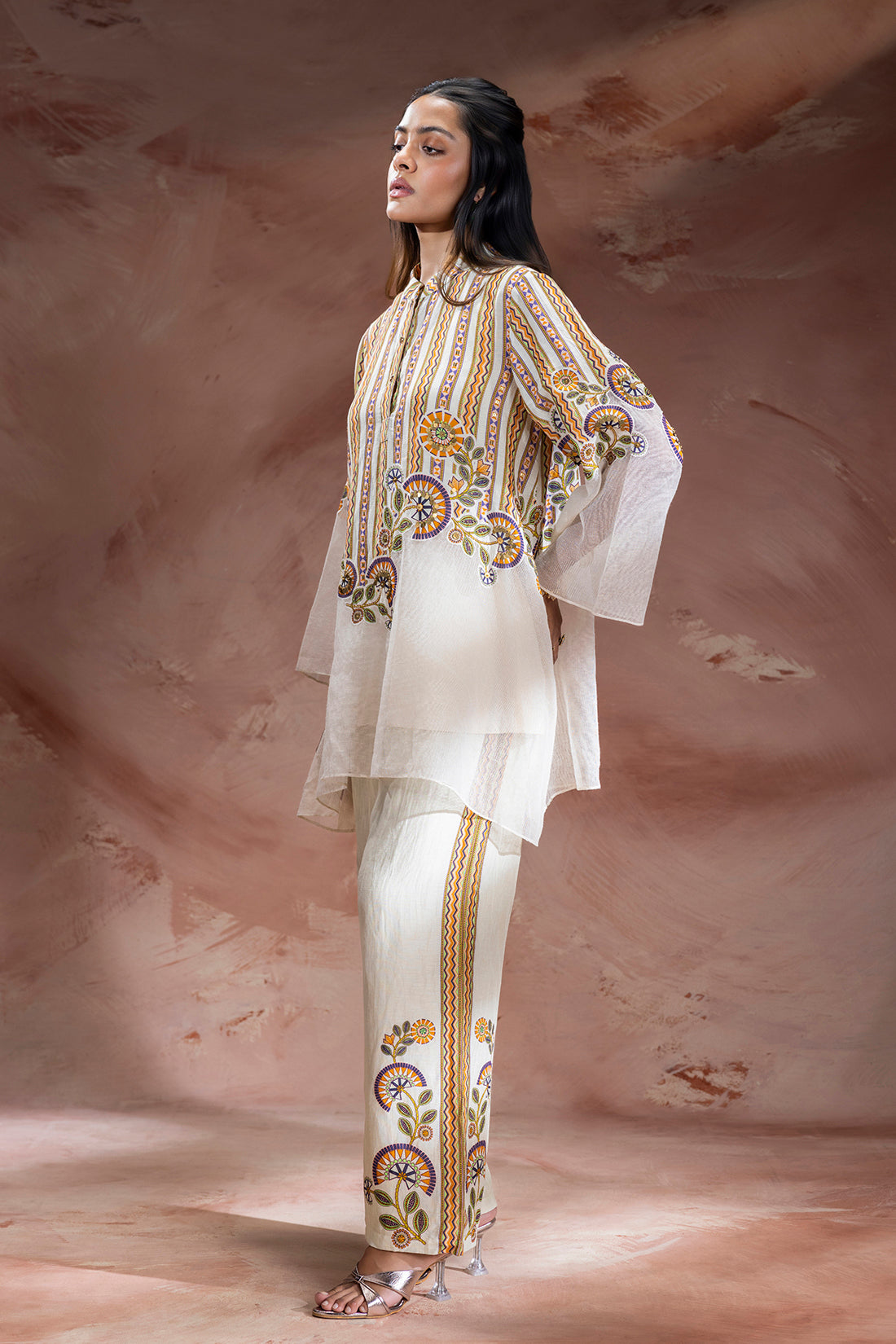 beige Nooma Kurta set