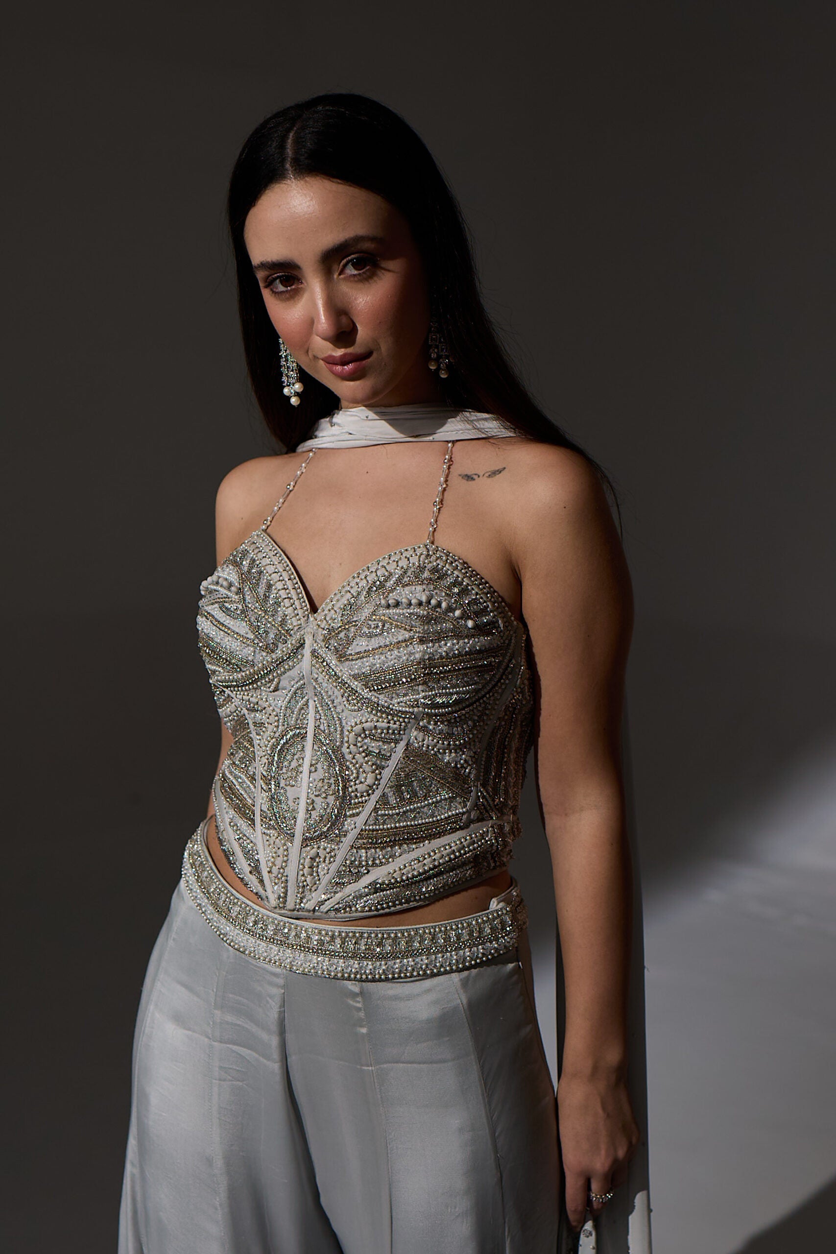 Agnes Corset Sharara set