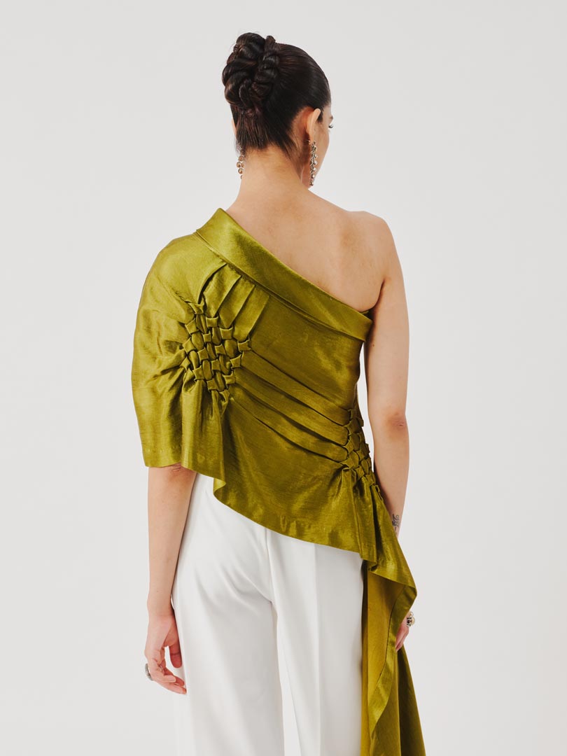 Pisa Top in olive Green