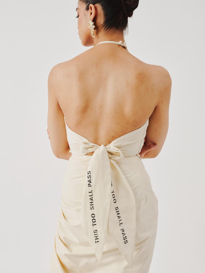 Lucid Muslin Halter Neck Top
