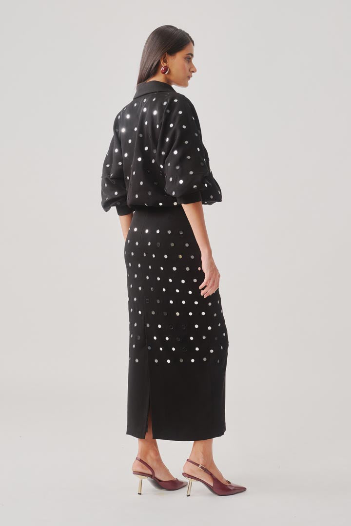 Black Constellation Skirt