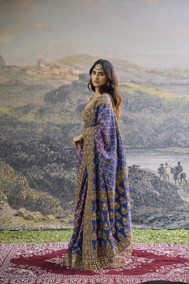 Advay Ombré Saree Set