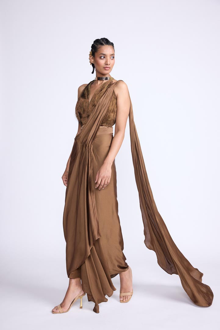Brown Thread Dress