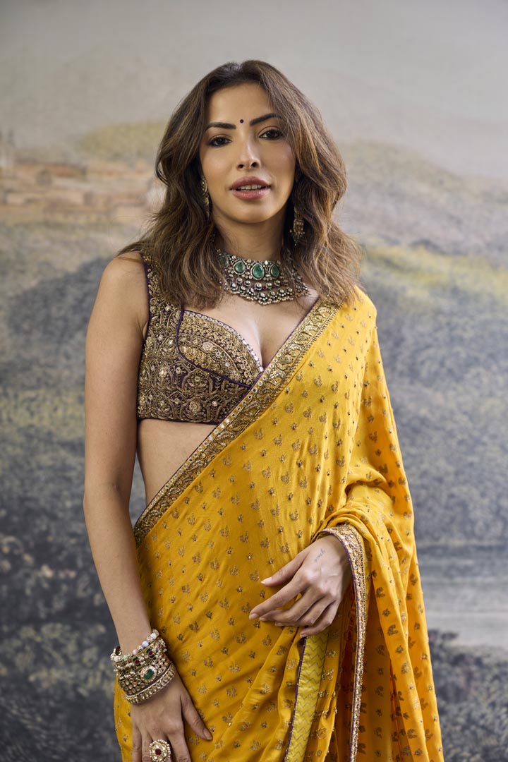 Pehr Crepe Saree Set