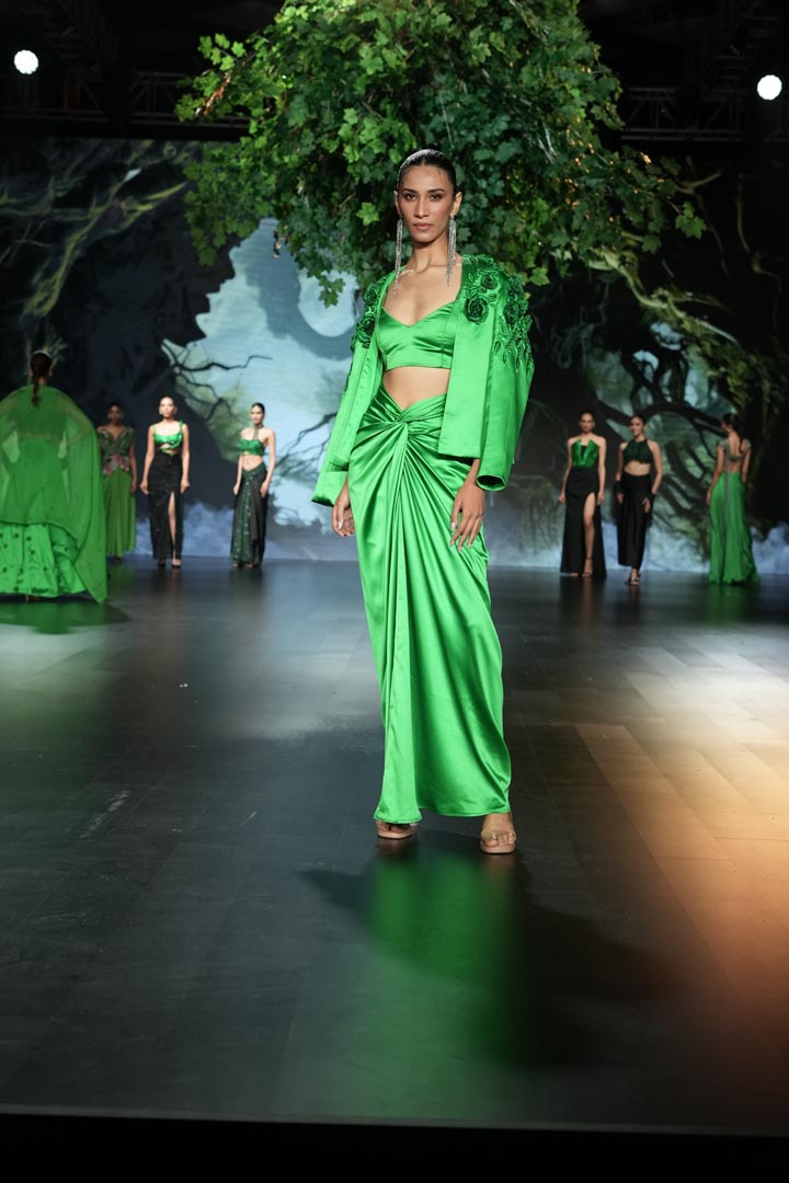 Green Flower Jacket