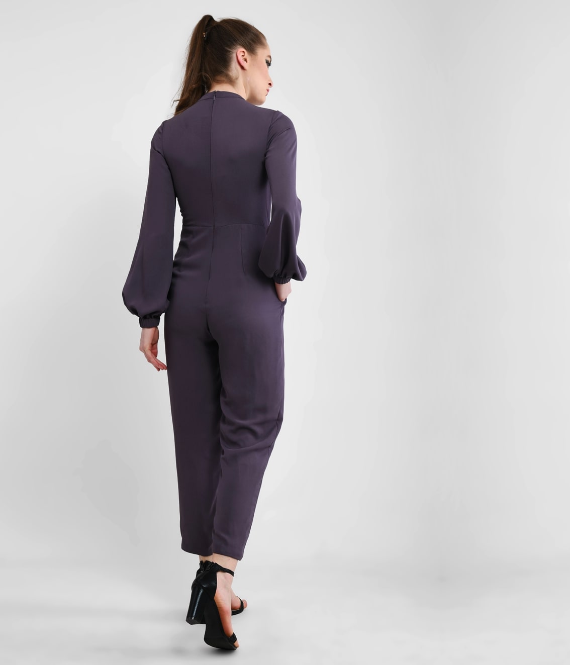 Girl Power Grey Jumpsuit