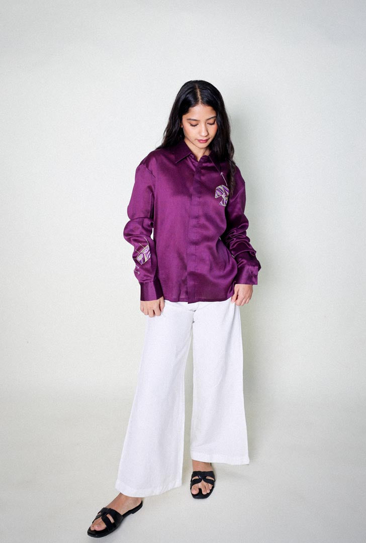 Cuff and Collar Shirt