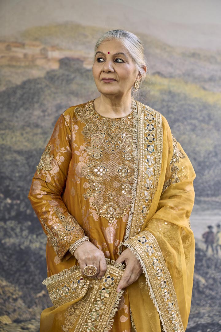 Sunehri Zari Sharara Set