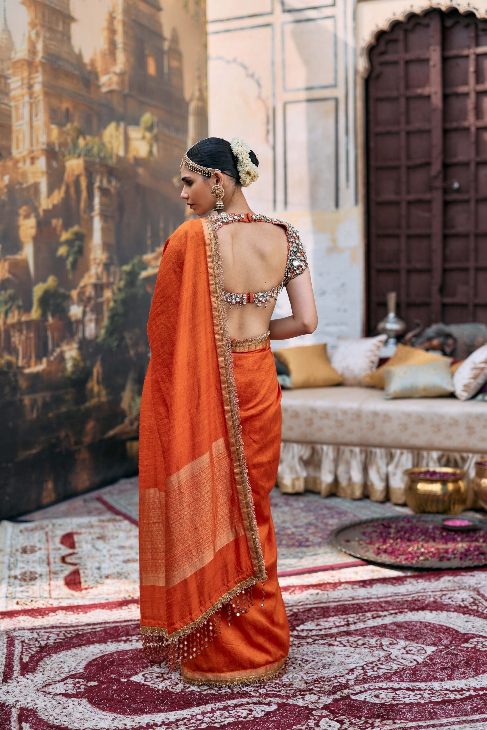 Vajramani Saree Set