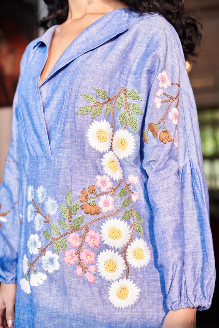 BLUE LILA DRESS