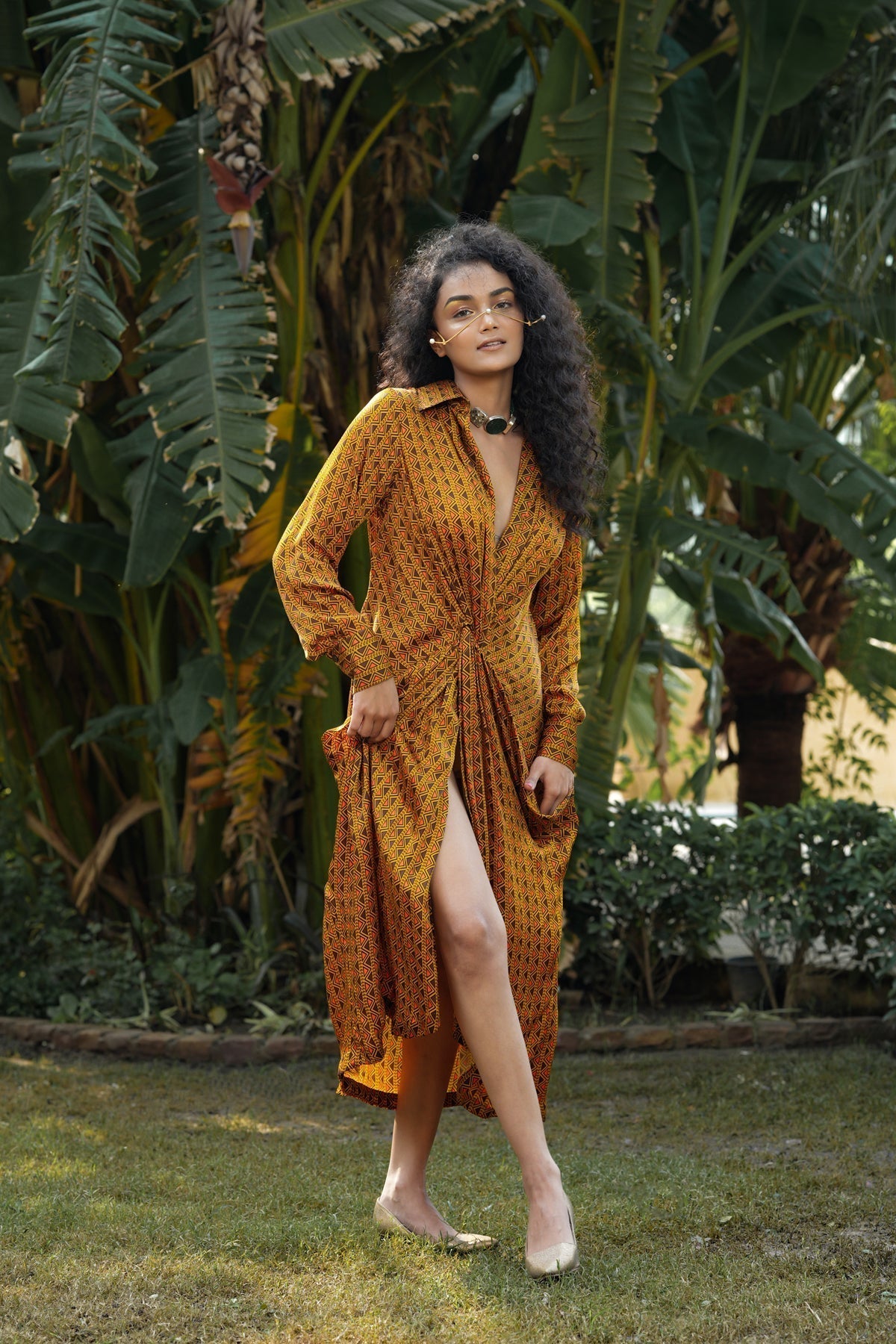 Image of Trevron dhaani twisted dress