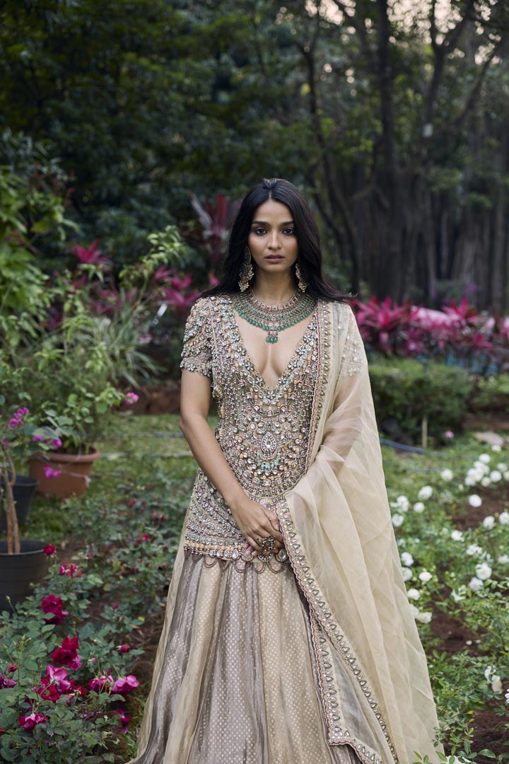 Noor-e-Zar Jadau Lehenga Set
